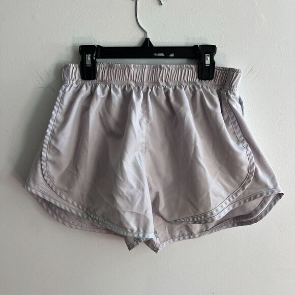 Women’s Nike Dri-Fit Tempo Lined Running Shorts Lavender Gray Trim Medium *flaw - Picture 8 of 11